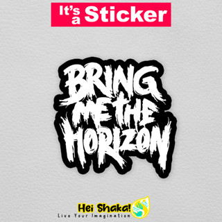 สติกเกอร์ไวนิล ลายวงดนตรี BMTH Bring Me The Horizon กันน้ํา สําหรับติดตกแต่ง