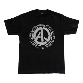 เสื้อยืด แบบหนา พิมพ์ลาย Crass Revolution Flexinc