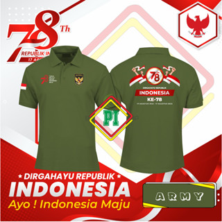 เสื้อโปโล คอปก Yu INDONESIA 78th TYPE 78th