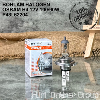 หลอดไฟฮาโลเจน Osram H4 12V 100/90W P43t ของแท้