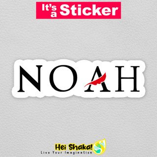 สติกเกอร์ไวนิล กันน้ํา ลายวงดนตรี Noah