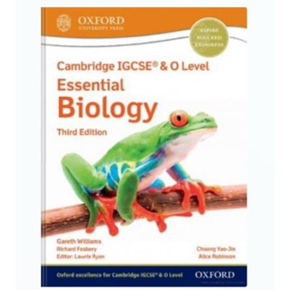 แคมบริดจ์ IGCSE® &amp; O Level Essential Biology: รุ่นที่สาม