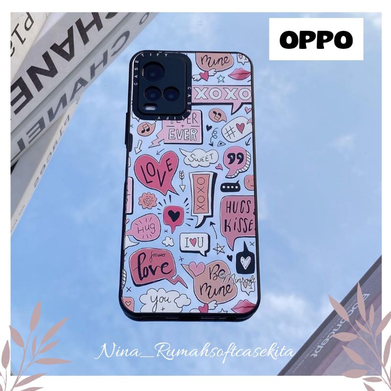 CASETIFY XOXO PINKY OPPO A74 4G A95 4G A57 2022 A77S REN0 5 REN0 7 4G REN0 8T 4G REN0 6 4G REN0 5F R