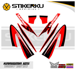 สติกเกอร์ ลาย Charisma STRIPING 125 32 MOTIF Charisma STICKER X 125 D STOCK DECALS Variations STRIKER Contemporary Charisma SIKER Unique ORI Stickersimple STRIPING Motocycle Trim WAVE 125s SUPRA Father stickerkustore