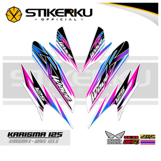 สติกเกอร์ ลาย Charisma STRIPING 125 38 MOTIF Charisma STICKER X 125 D STOCK DECALS Variations STRIKER Contemporary Charisma SIKER Unique ORI Stickersimple STRIPING Motocycle Trim WAVE 125s SUPRA Father stickerkustore