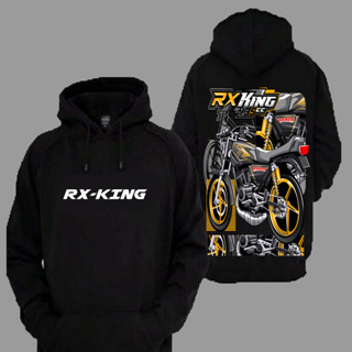 เสื้อกันหนาว มีฮู้ด พรีเมี่ยม สไตล์คลาสสิก สําหรับรถจักรยานยนต์ Yamaha RX King 135cc