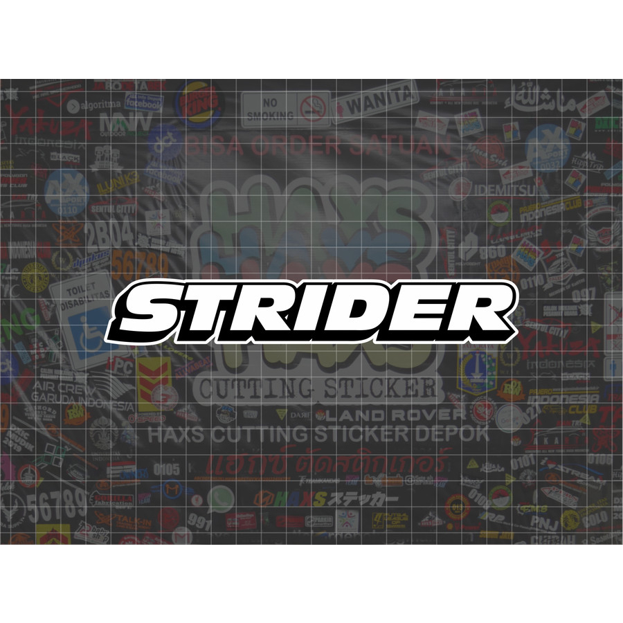สติ๊กเกอร์ตัด Strider ขนาด 20ซม