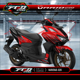 สติกเกอร์รูปลอก Fullbody Honda All New Vario 160-variation List Motor Graphic Design 020