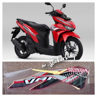 สติกเกอร์ตกแต่งรถยนต์ สีแดง สําหรับ Honda Vario 125 2022 2023