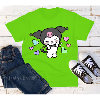 [ฟรีชื่อพิมพ์] เสื้อยืด พิมพ์ลายตัวละครคุโรมิ สําหรับเด็ก