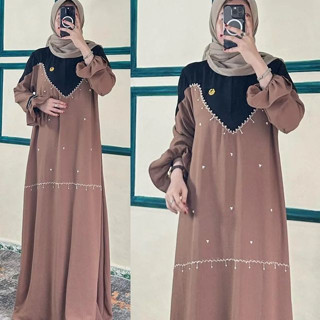 Gamis TERBARU CAILEY DRESS BL กระโปรงสั้น ลายดอกไม้ สีชมพู ไซส์ M L XL XXL สําหรับผู้หญิงมุสลิม