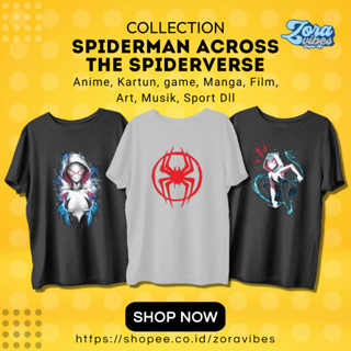 เสื้อยืดผ้าฝ้าย ลาย Spiderman 30s สําหรับเด็ก วัยรุ่น และผู้ใหญ่