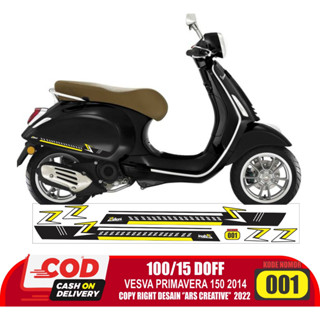 พร้อมส่ง สติกเกอร์ติดตกแต่งรถยนต์ สําหรับ Vespa PRIMAVERA 150 2014 AS0011