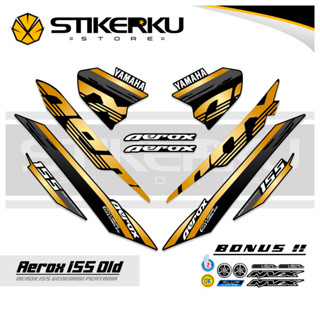 สติกเกอร์ ลาย OLD AEROX 155 VVA MOTIF OLD AEROX 155 VVA STICKER Unique AEROX 155 VVA STICKER AEROX 155 VVA STICKER STOCK DECAL LIST POLET Stickerkustore