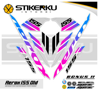 สติกเกอร์ ลาย OLD AEROX 155 VVA MOTIF OLD AEROX 155 VVA STICKER Unique AEROX 155 VVA STICKER AEROX 155 VVA STICKER STOCK DECAL LIST POLET Stickerkustore