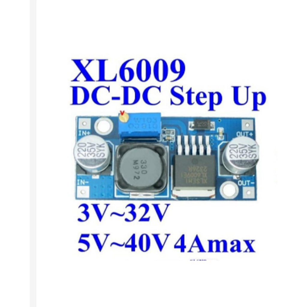 Pangestu อะไหล่ XL6009 dc stepup โมดูลสเต็ปอัพ DC-DC แบบปรับได้ XL6009
