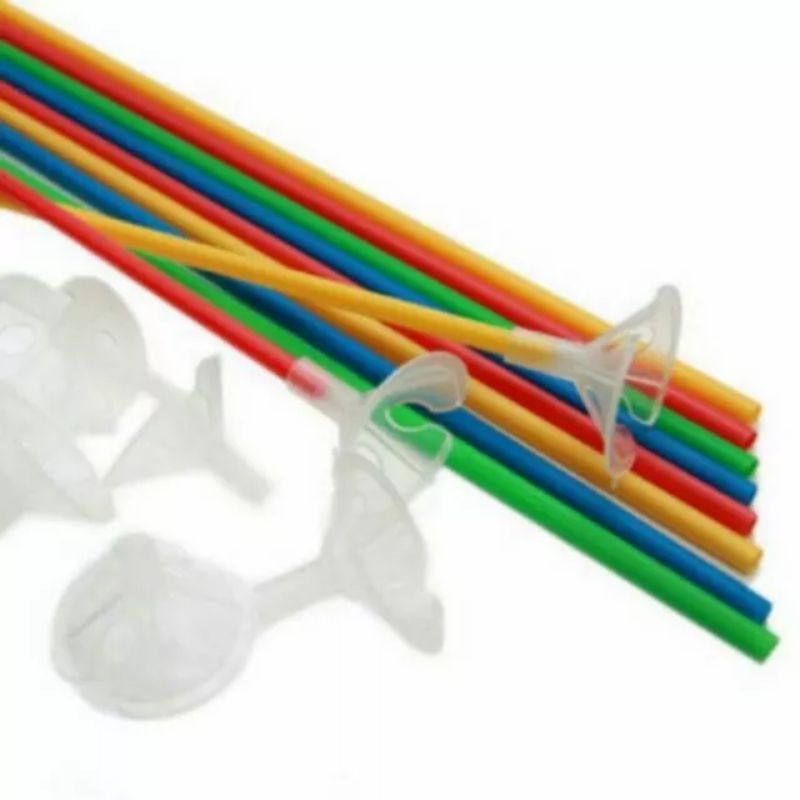 10 ชิ้น LATEX BALLOON STICKS