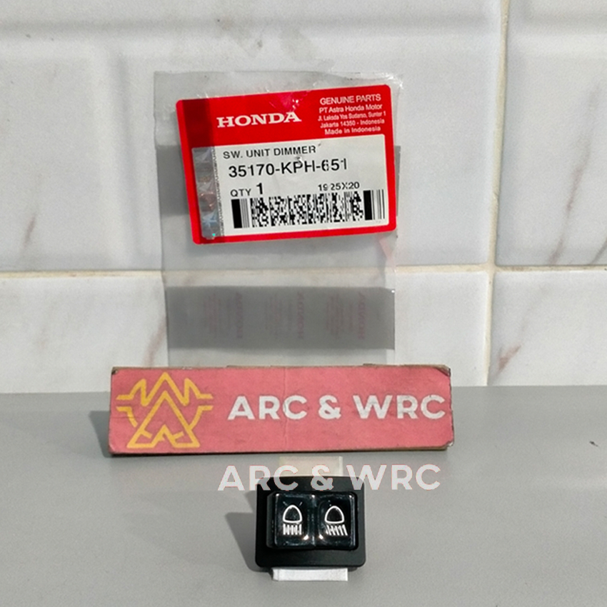 TOMBOL สวิตช์ปุ่มหรี่ไฟ Far Near Revo / Supra X 125 / Vario คาร์บูเรเตอร์ / คาร์บูเรเตอร์ Beat // 35