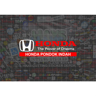 สติกเกอร์ตัด Honda Pondok Indah ขนาด 12.5 ซม. สําหรับรถยนต์