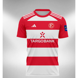 เสื้อกีฬาแขนสั้น ลายทีม Fortuna Dusseldorf 2023 2024