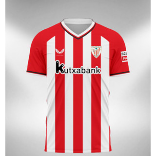 เสื้อกีฬาแขนสั้น ลายทีมเหย้า Bilbao 2023 2024