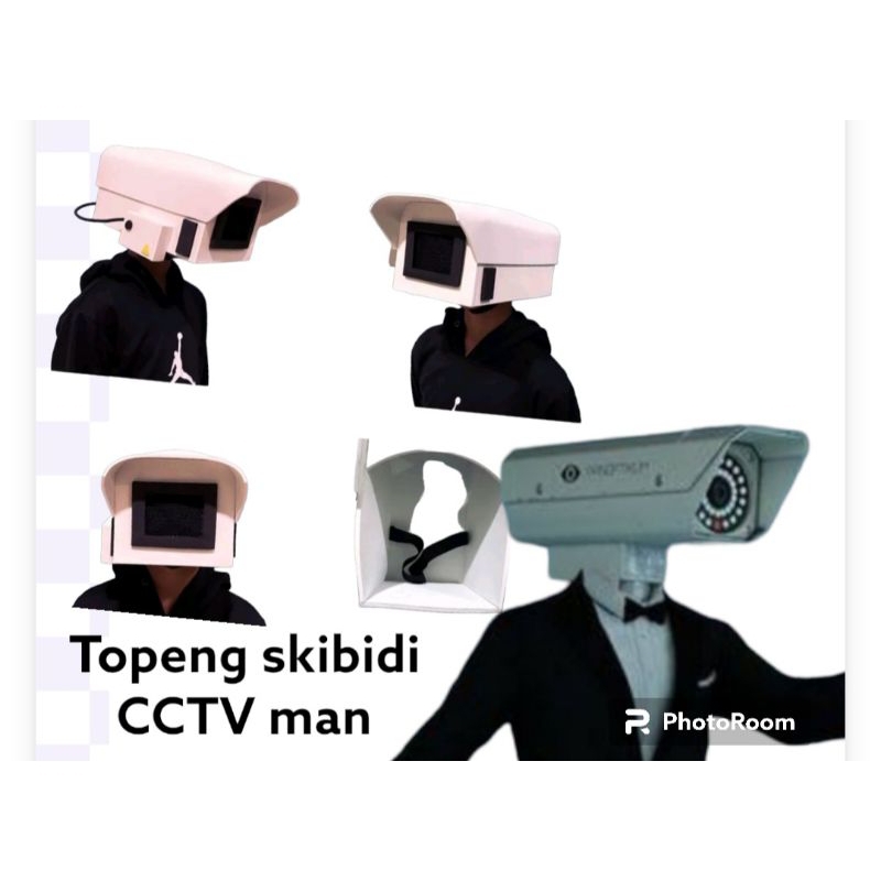 หน้ากาก cctv toilet Skibidi สําหรับผู้ชาย