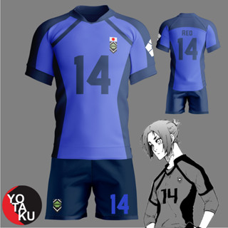 เสื้อกีฬาคอสเพลย์อะนิเมะ Blue Lock Reo Mikage Team Eleven Team 11th YOTAKUSHOP