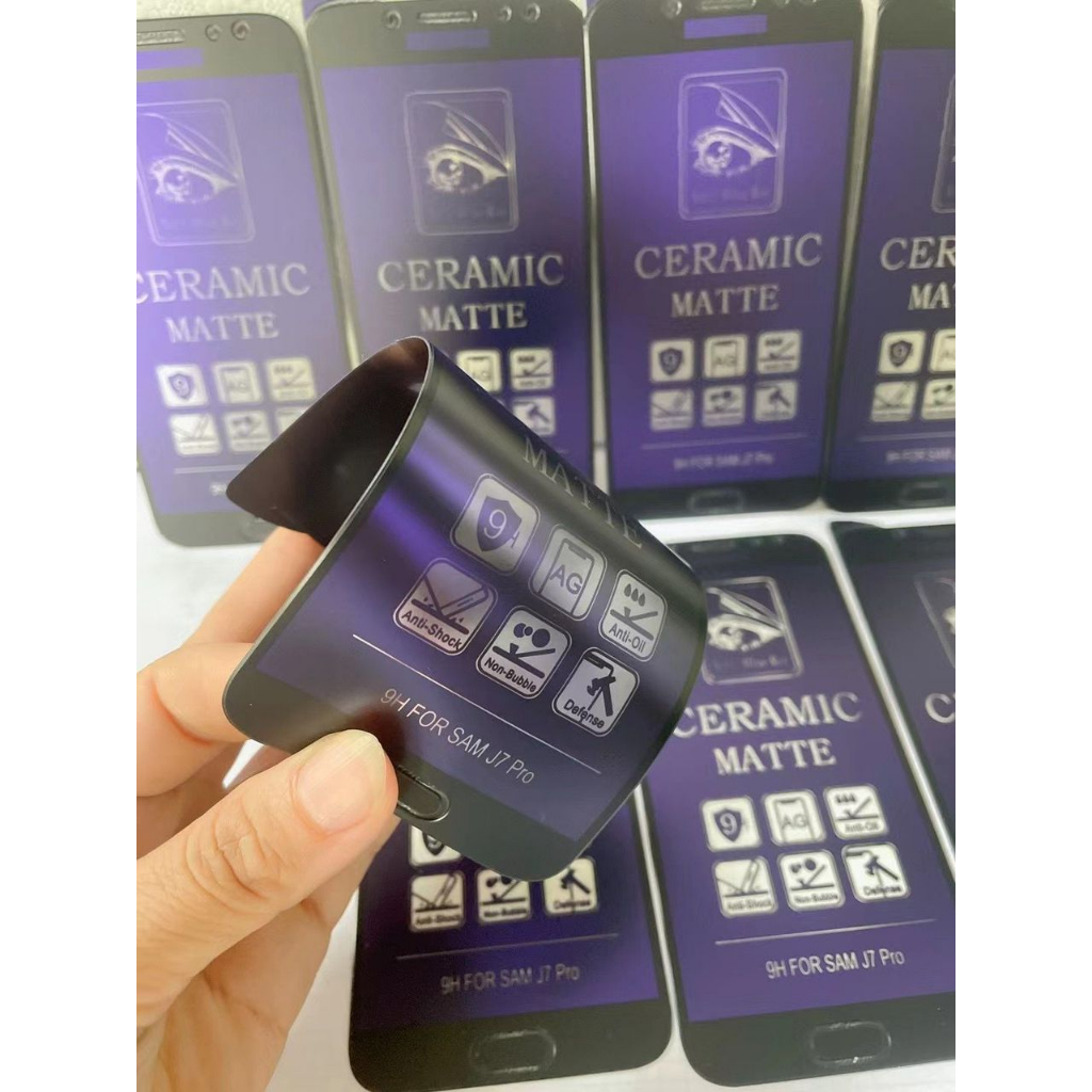LAYAR เซรามิค Matte Blue Light Samsung A10 A20 A30 A50 A70 A80 A11 A21 A31 A51 A71 A02 A12 A22 A32 4