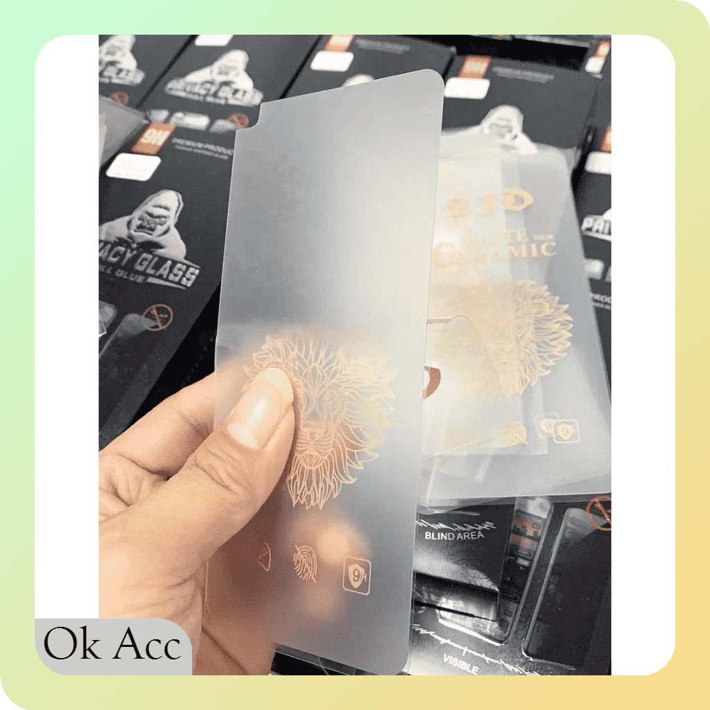 RC Anti-Scratch Matte CERAMIC สําหรับ Vivo Y01 Y02 Y1s Y11 Y12 Y12S Y15 Y15S Y16 Y17 Y17s Y18 Y19 Y1