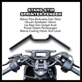 Fatbar Sprinter แฮนด์บาร์ แบบสั้น สําหรับแข่งรถ Beat Street Vixion Cb150r