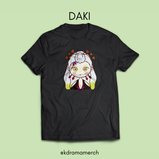 เสื้อยืดผ้าฝ้าย พิมพ์ลายอนิเมะ DEMON SLAYER MOON VERSION KAOS KAOS KIT ANIME FANKIT MANGA KAOS KAOS สําหรับแฟนเมอร์ กิวทาโร่ ดากิ