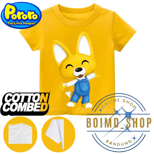 เสื้อยืด Pororo eddy boys& 39; จาก 1 ปี ถึง 12 ปี