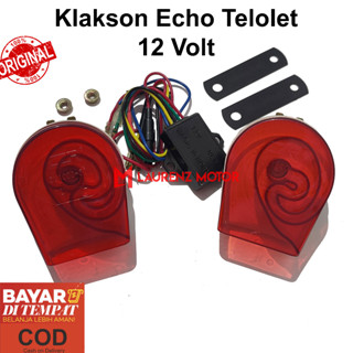 แตร Telolet Horn 8sound 2sound 12-Volt แบบสากล สําหรับรถจักรยานยนต์ และรถยนต์