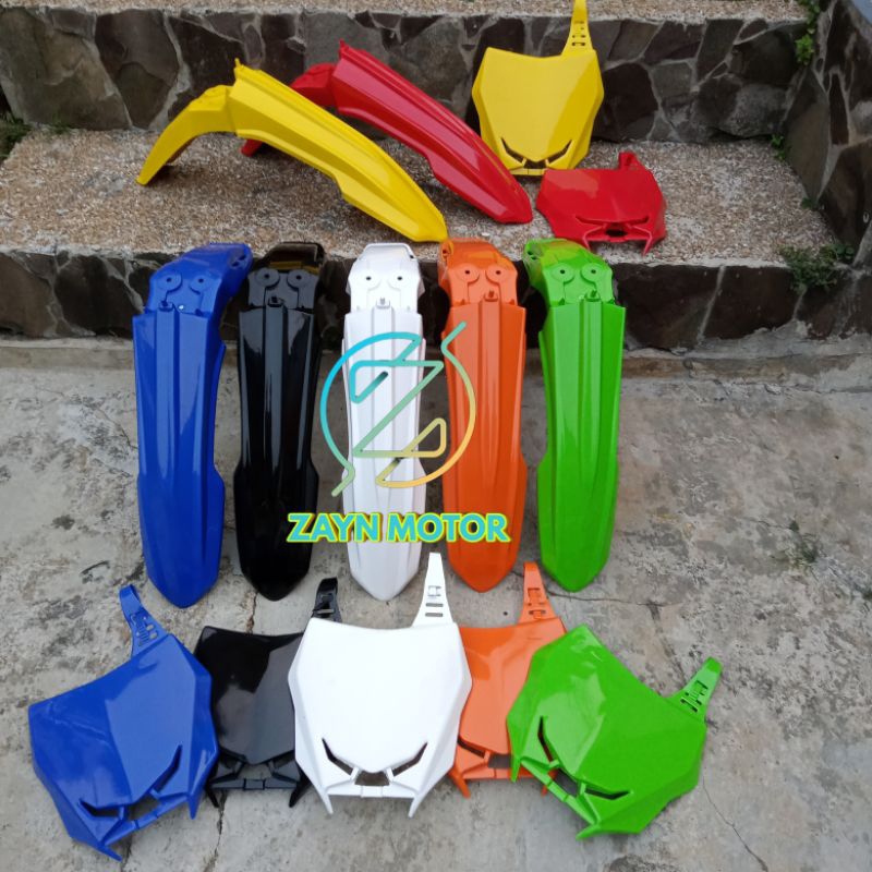 RMZ450 2022 กระดานเลขหน้าด้าน PLUS RMZ450 TRAIL SUPERMOTO เศษหน้า