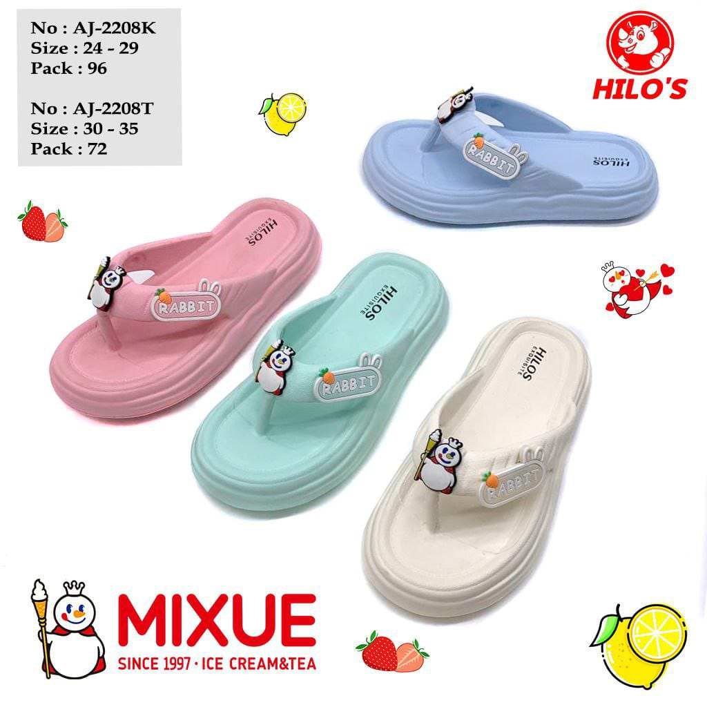 รองเท้าแตะเด็กน้ําหนักเบา Milos 2208 Mixue ของ Hilo