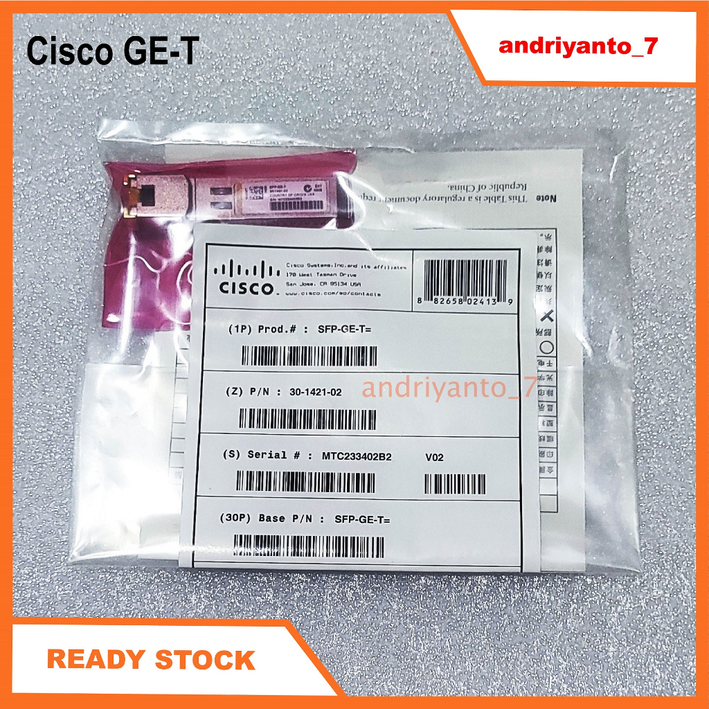SFP Cisco SFP-GE-T**