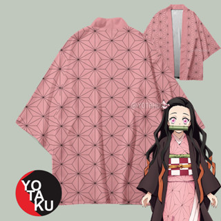 เสื้อคาร์ดิแกน คอสเพลย์อนิเมะ Demon Slayer Nezuko Kamado YOTAKUSHOP สไตล์ญี่ปุ่น