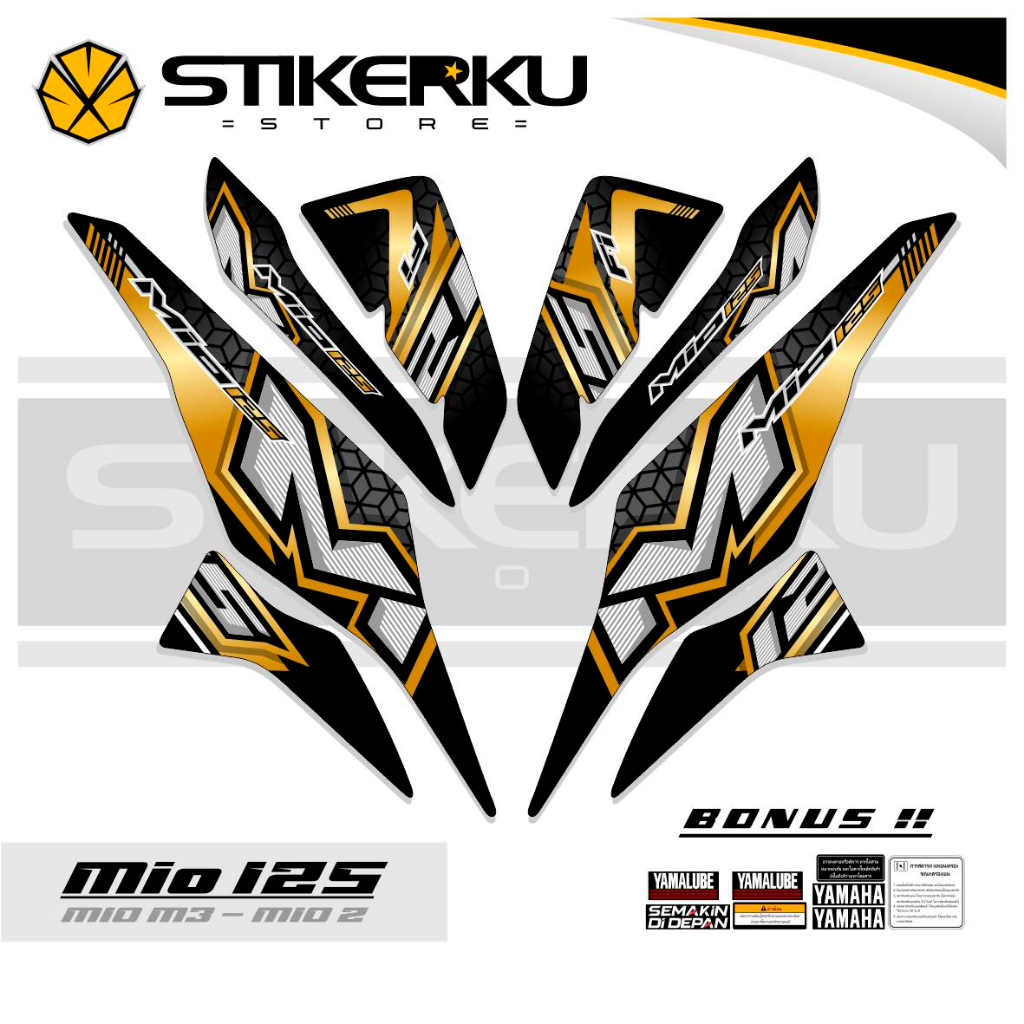 STRIPING MIO 125 MOTIF 1 / สติ๊กเกอร์ MIO M3 / Z / 125 / SOLARIZ สติ๊กเกอร์ / สติ๊กเกอร์ / STIPING /