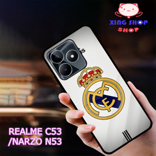 [SP80] Realme C53 เคสมันวาว| Realme NARZO N53 | เคสร่วมสมัย คุณภาพดี | Xing ทุกร้าน| ลวดลาย MADRID จริง