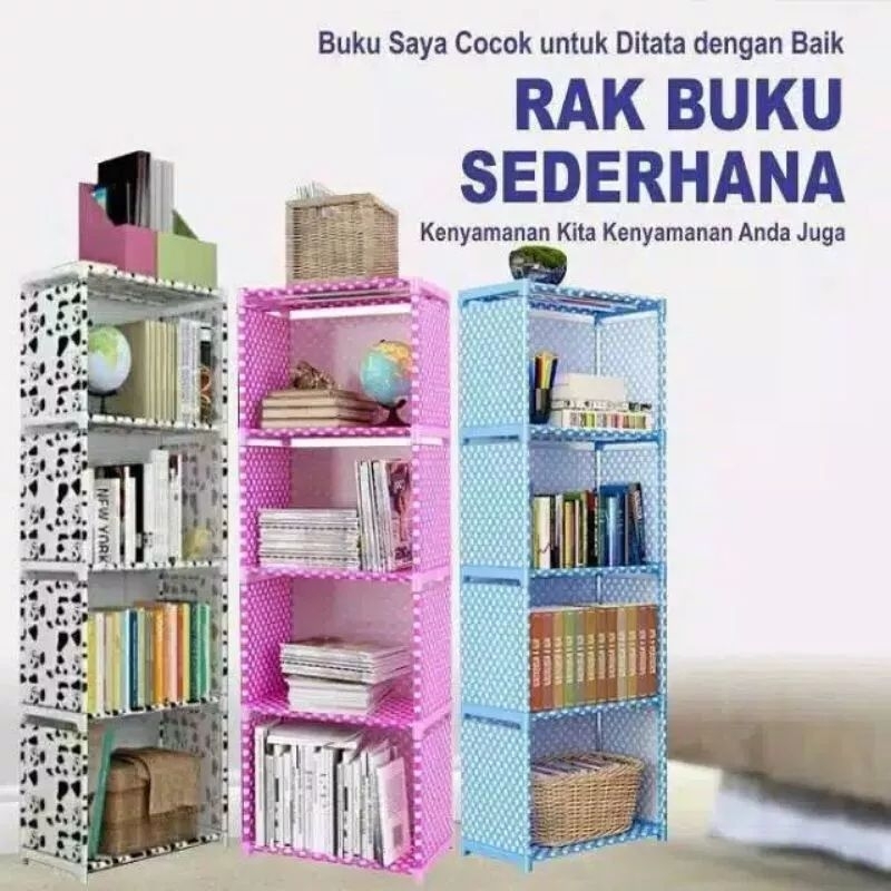 ใหม่ PEKAN 4 TIER BOOKSHELF