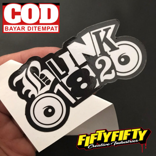 Blink 182-Print Cut สติกเกอร์เคลือบเงา พิมพ์ลาย สําหรับติดตกแต่งหมวกกันน็อค รถจักรยานยนต์ รถยนต์