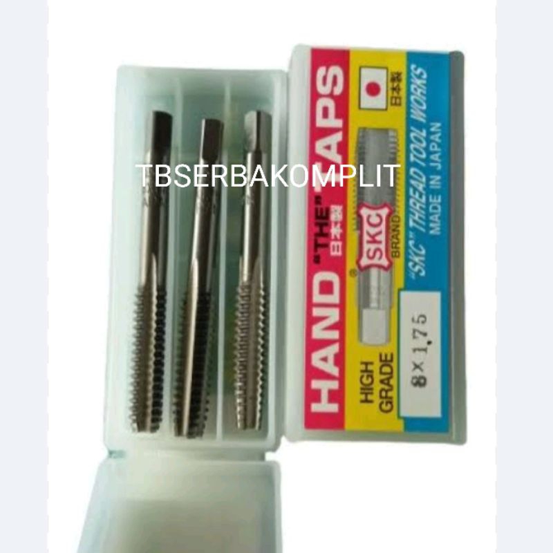 ขวา Handtap SKC ต้นฉบับญี่ปุ่น M8x0.5 M8x0.75 M8x1.0 M8x1.25 M8x1.5 M8x0.5 M9x1.0 M9x1.25 M10x0.75 M