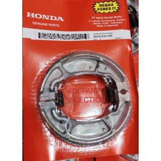 ผ้าเบรคหลัง BEAT ESP SCOOPY ESP BEAT ใหม่ ECO GENIO BEAT ใหม่ LED K1A ต้นฉบับ AHM 06430-K44-V80