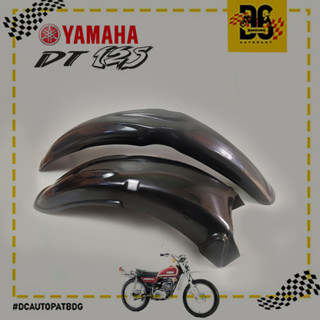 บังโคลน DT125 TRAIL VINTAGE DT125 YAMAHA สีดํา