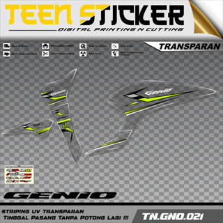 Striping GENIO- ใหม่ สายไฟโฮโลแกรม สําหรับ HONDA GENIO TN 021