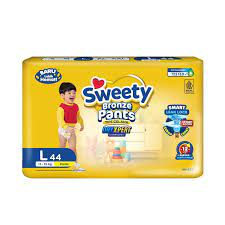 SWEETY BRONZE DAY ACTIVE PANTS DIAPERS SIZE L42