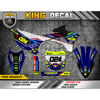 สติกเกอร์รูปลอก Kx85 เต็มตัว decal Kx85 decal Kx85 KX STRIPING KX 85 decal KX decal KTM 250 2017 decal KTM SIXDAY decal CRF decal Kx85 decal Kx250 YZ สติกเกอร์รถจักรยานยนต์ 1