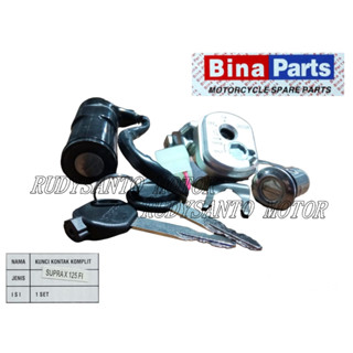 ชุดกุญแจจุดระเบิด SUPRA X 125 FI Injection 2006 To 2013 KVL BINAPART Brand