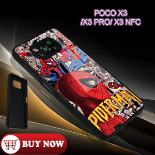 [MT05] เคส Tpu เคลือบเงา สําหรับ XIAOMI POCO X3 | X3 PRO|X3 NFC | Poco X3 GT |เคสโทรศัพท์มือถือ HD ลายสไปเดอร์แมน แต่งกลิตเตอร์| เคสร่วมสมัย คุณภาพดี |Xingshop