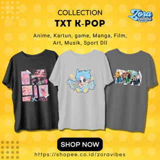 เสื้อยืด พิมพ์ลาย Kpop txt world tour korea